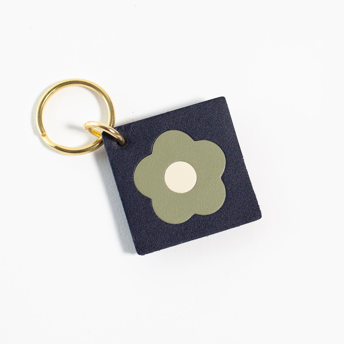 Flower Tile Key Tag