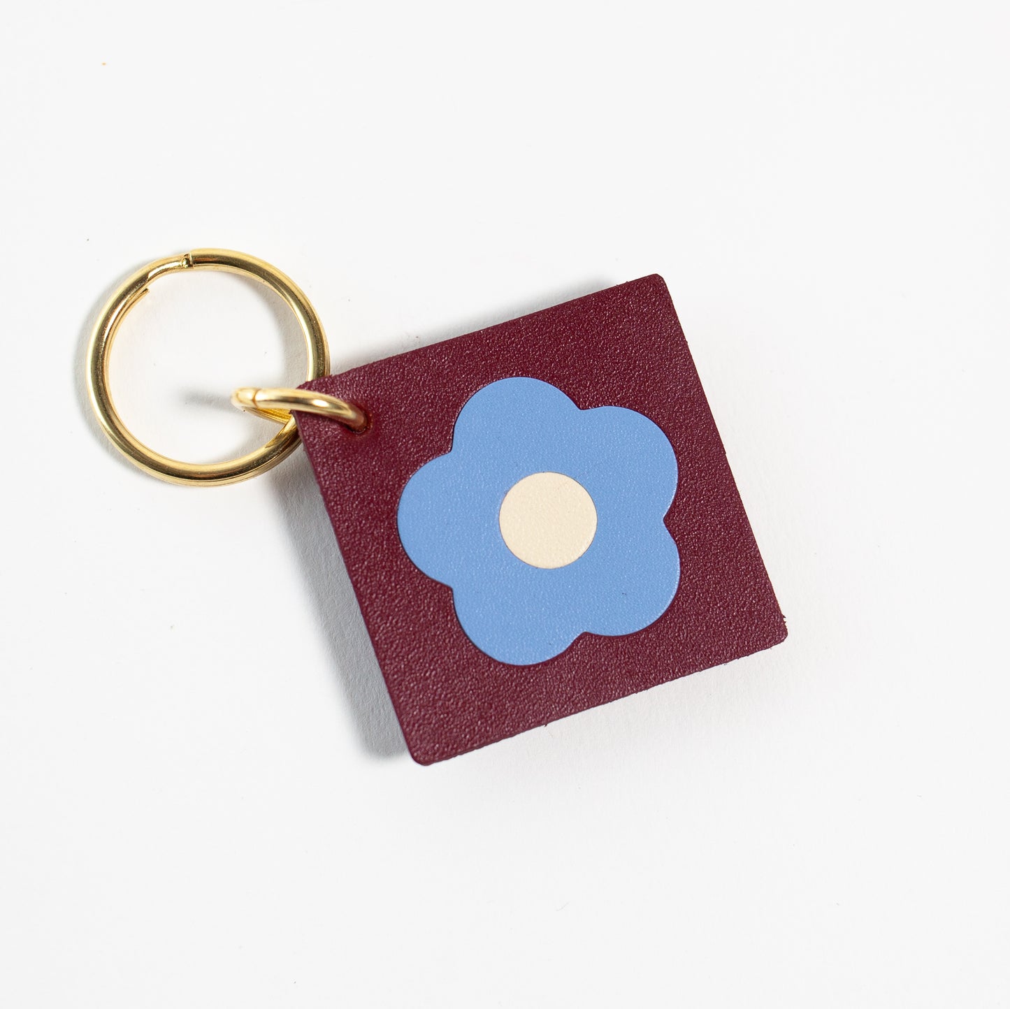 Flower Tile Key Tag