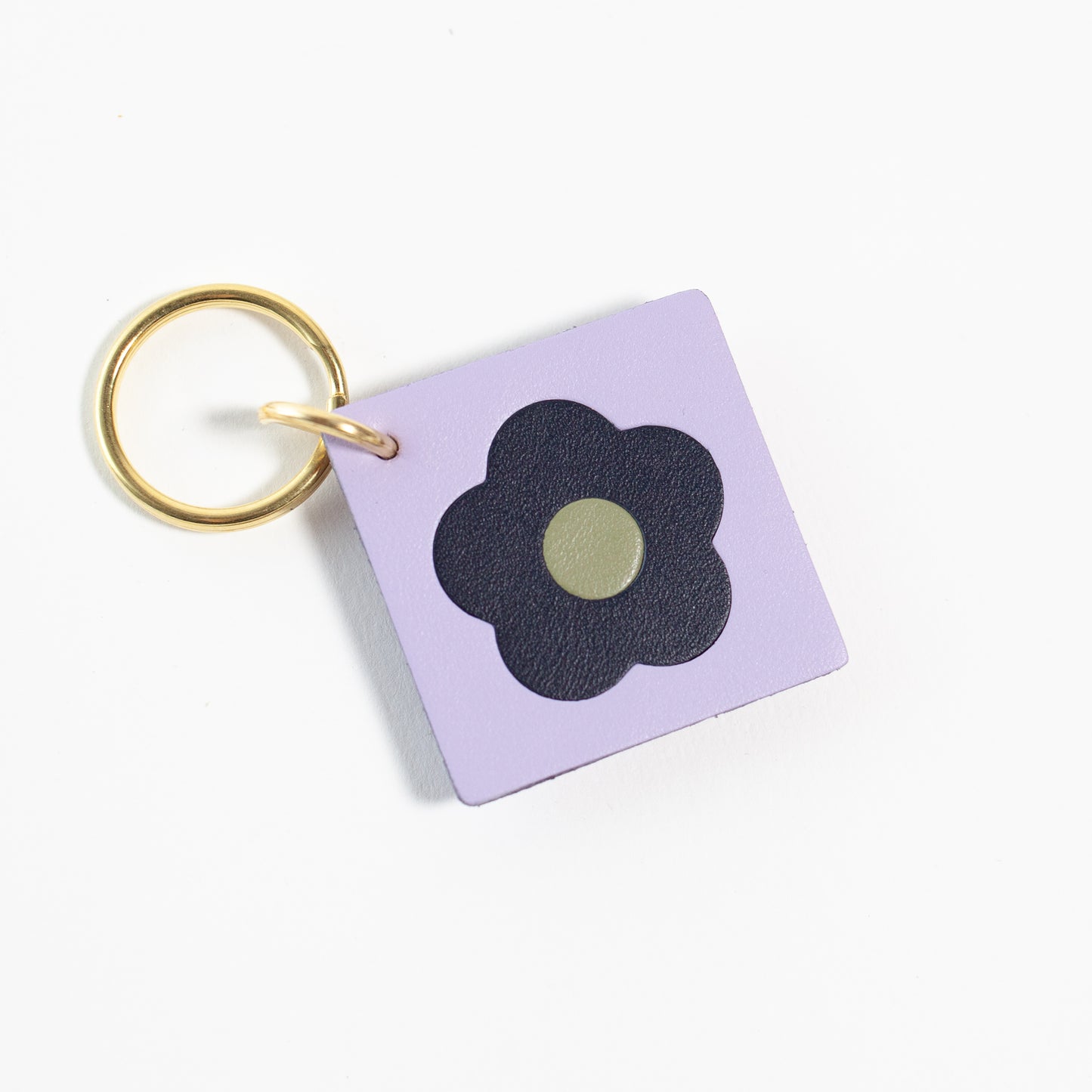 Flower Tile Key Tag