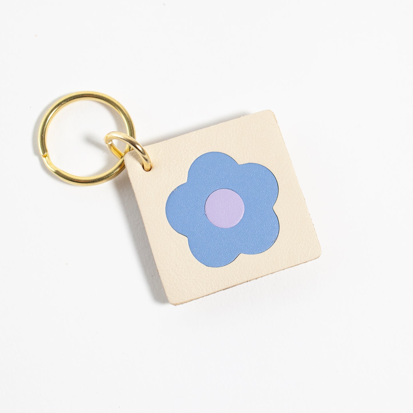 Flower Tile Key Tag