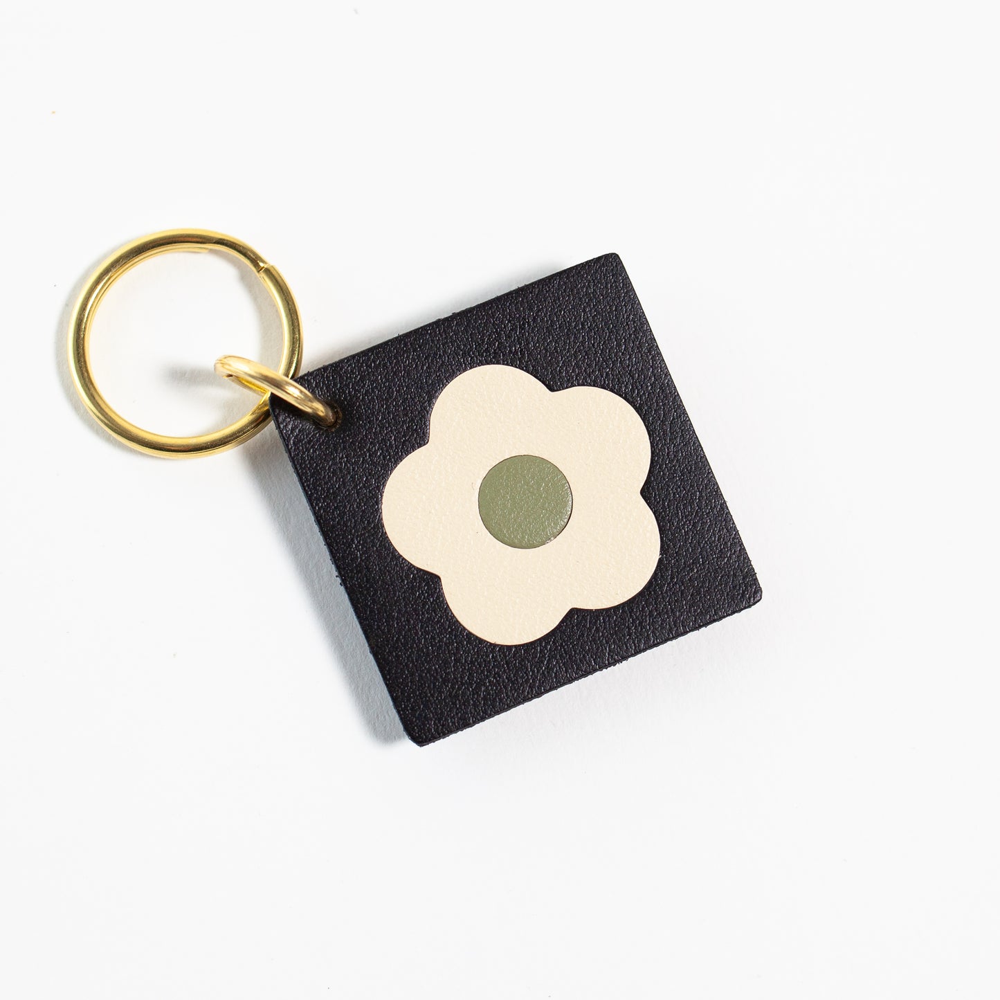 Flower Tile Key Tag