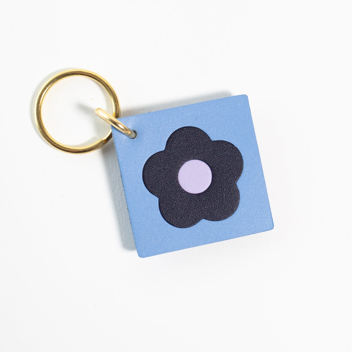 Flower Tile Key Tag