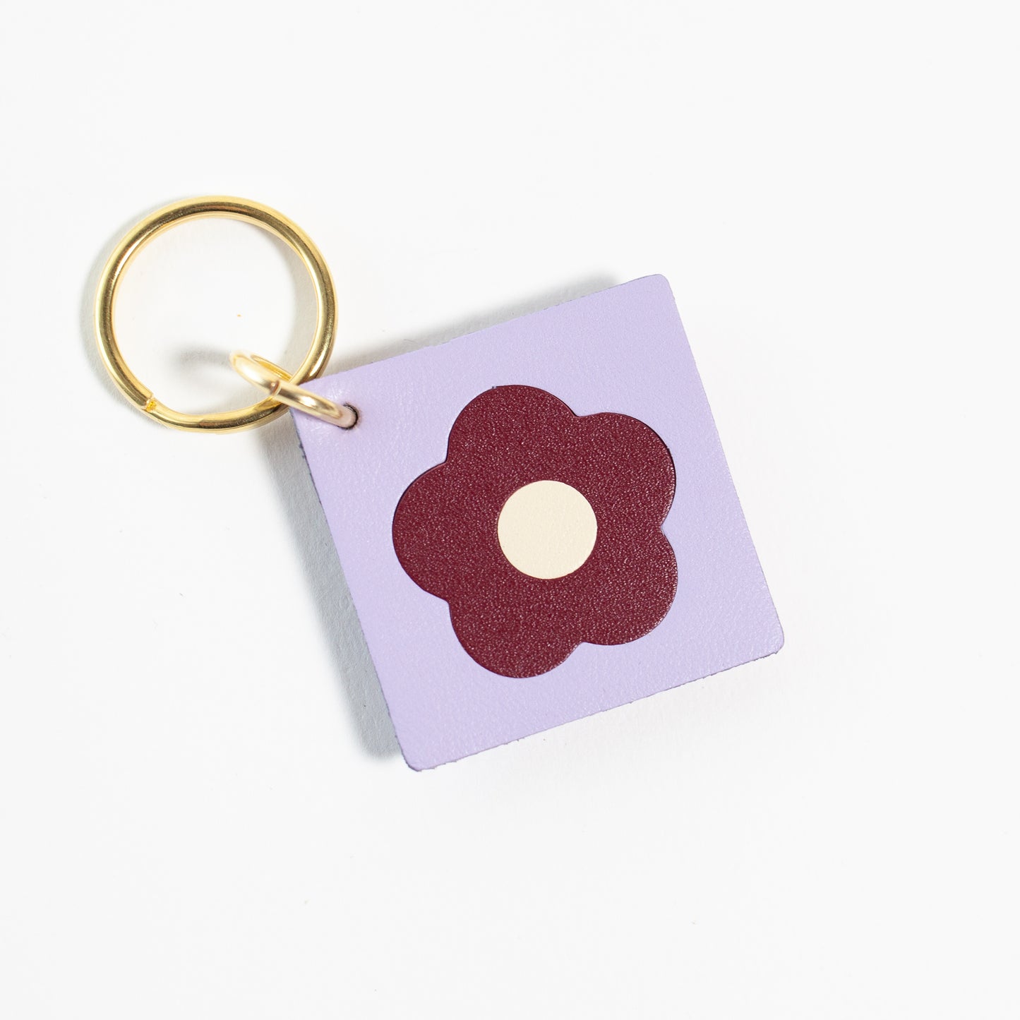 Flower Tile Key Tag