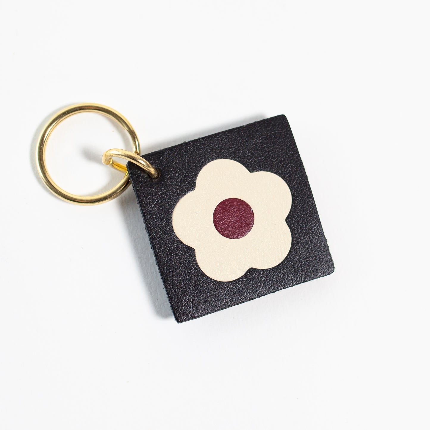 Flower Tile Key Tag