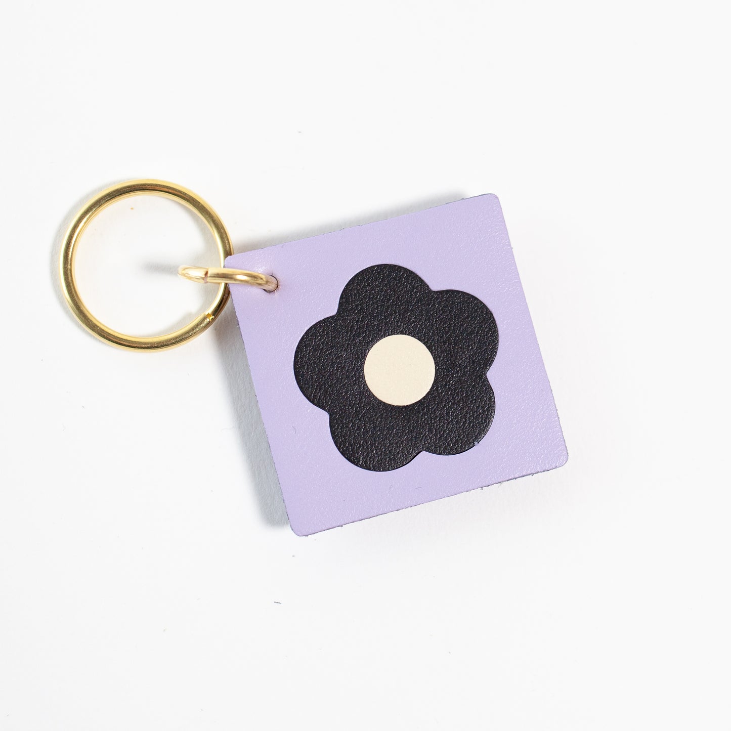 Flower Tile Key Tag