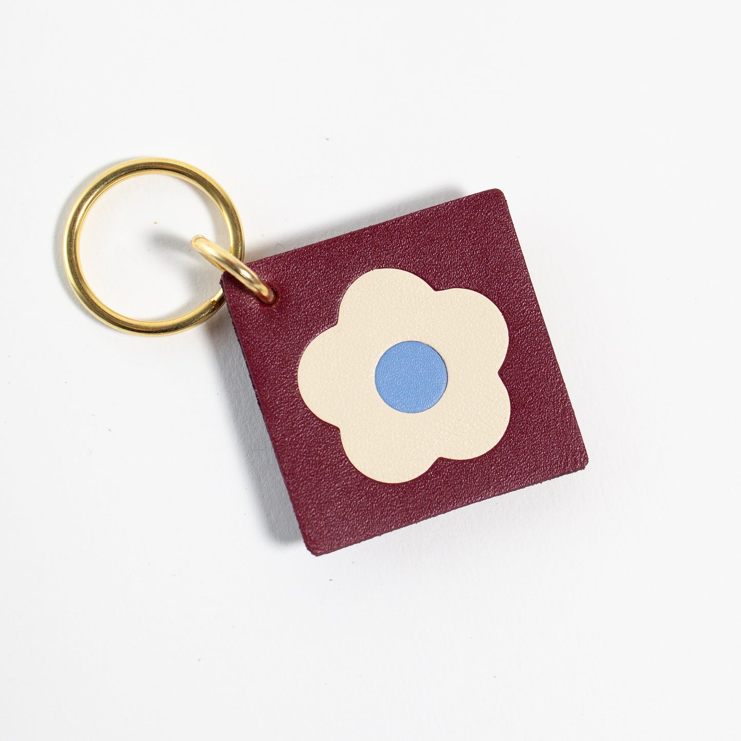 Flower Tile Key Tag