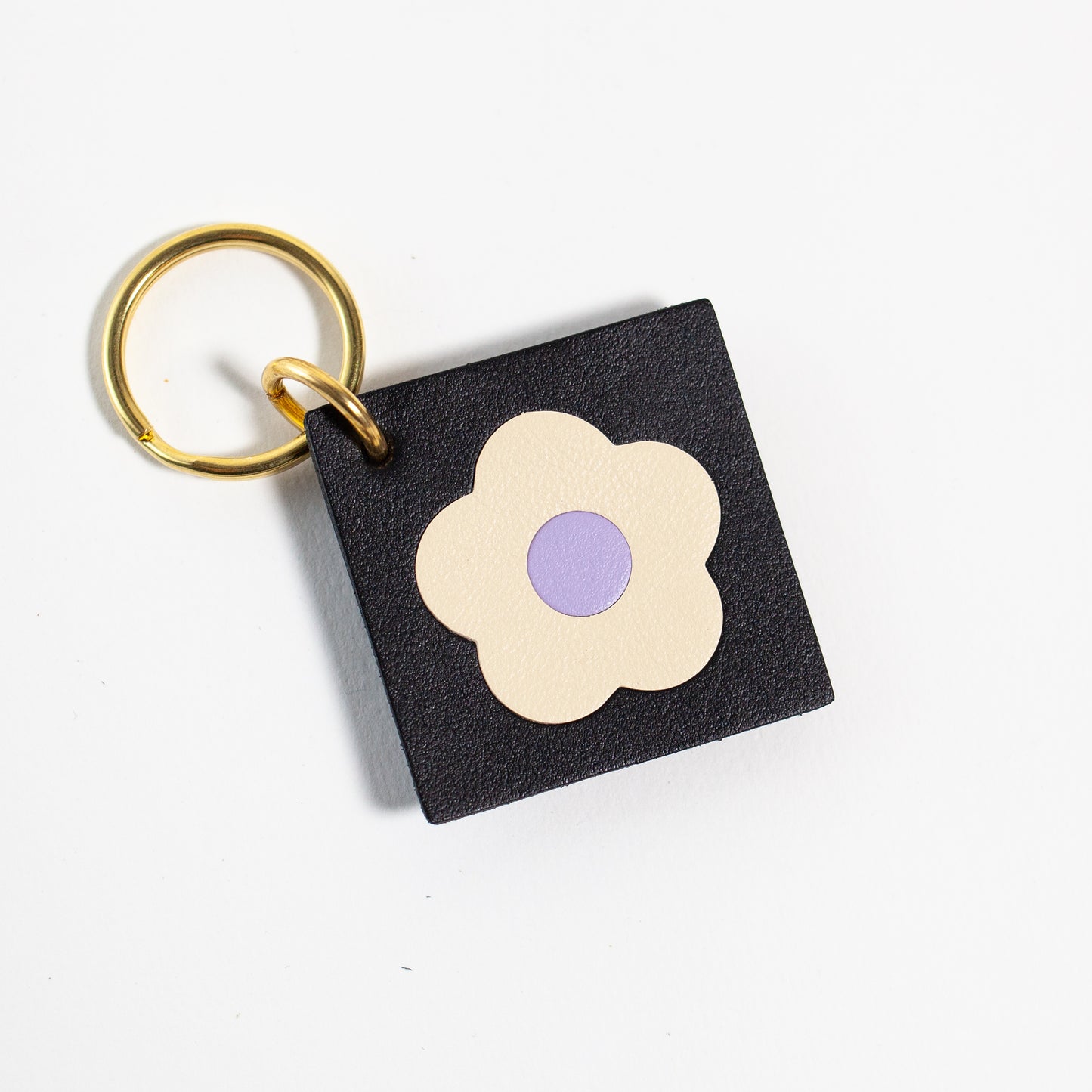 Flower Tile Key Tag