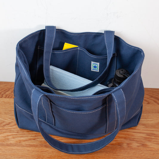 Canvas Boat Tote | Navy