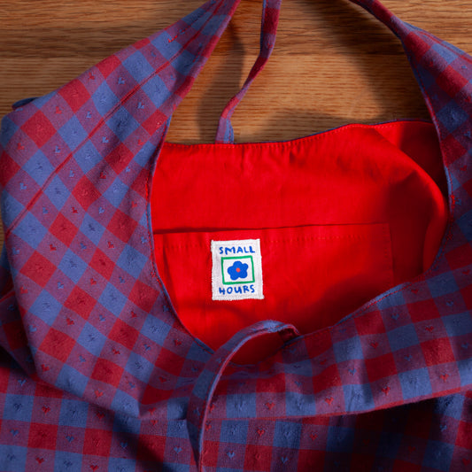 Everyday Sling | Red/Blue Gingham Hearts