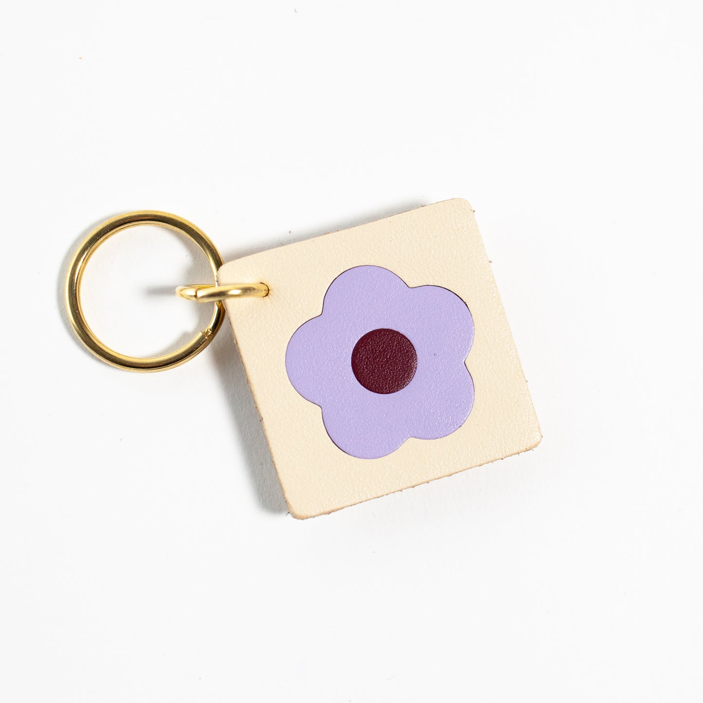 Flower Tile Key Tag