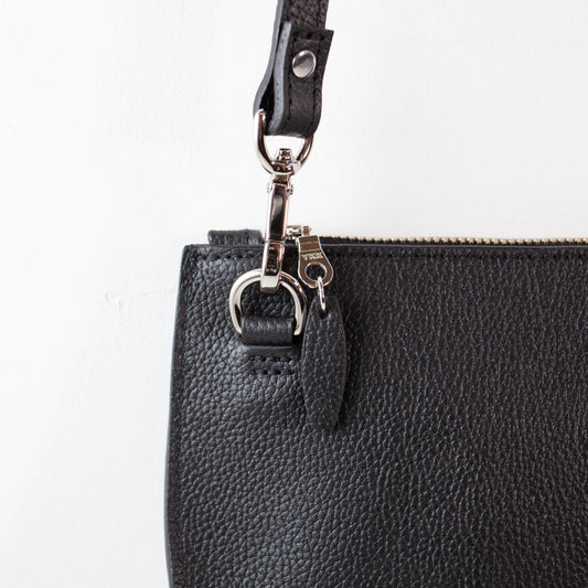 Mia Bag | Black Pebbled