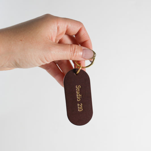 Oval Key Tag