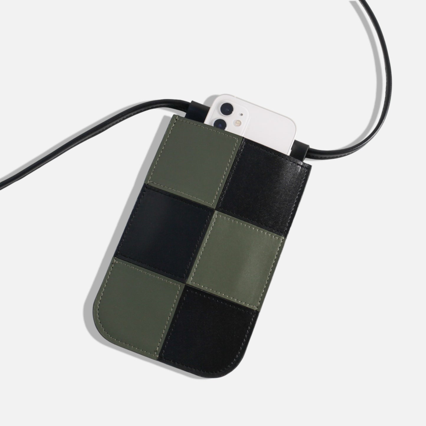 Phone Sling | Forest/Black Check