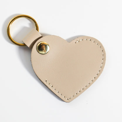 Heart Air Tag Case | Cream