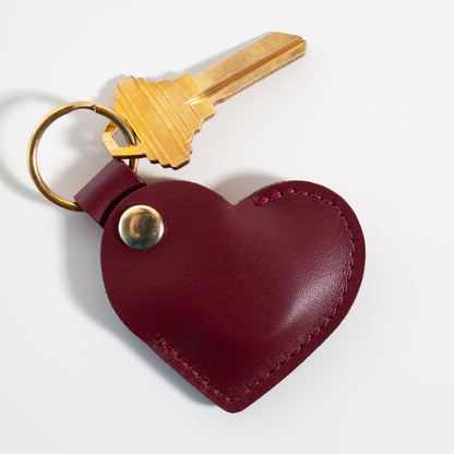 Heart Air Tag Case | Wine