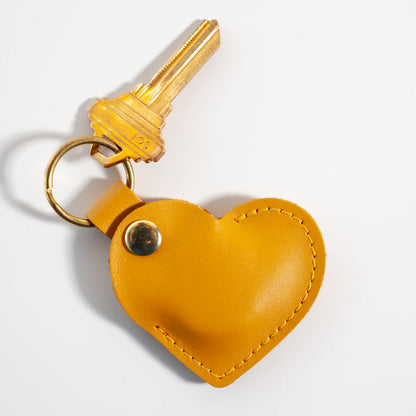 Heart Air Tag Case | Yellow