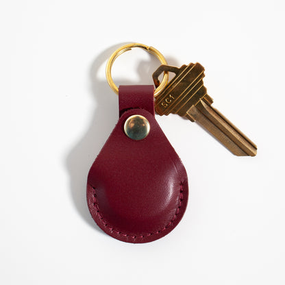 Teardrop Air Tag Case | Wine
