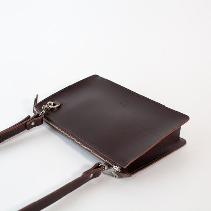 Box Crossbody Bag | Dark Brown