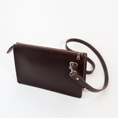 Box Crossbody Bag | Dark Brown