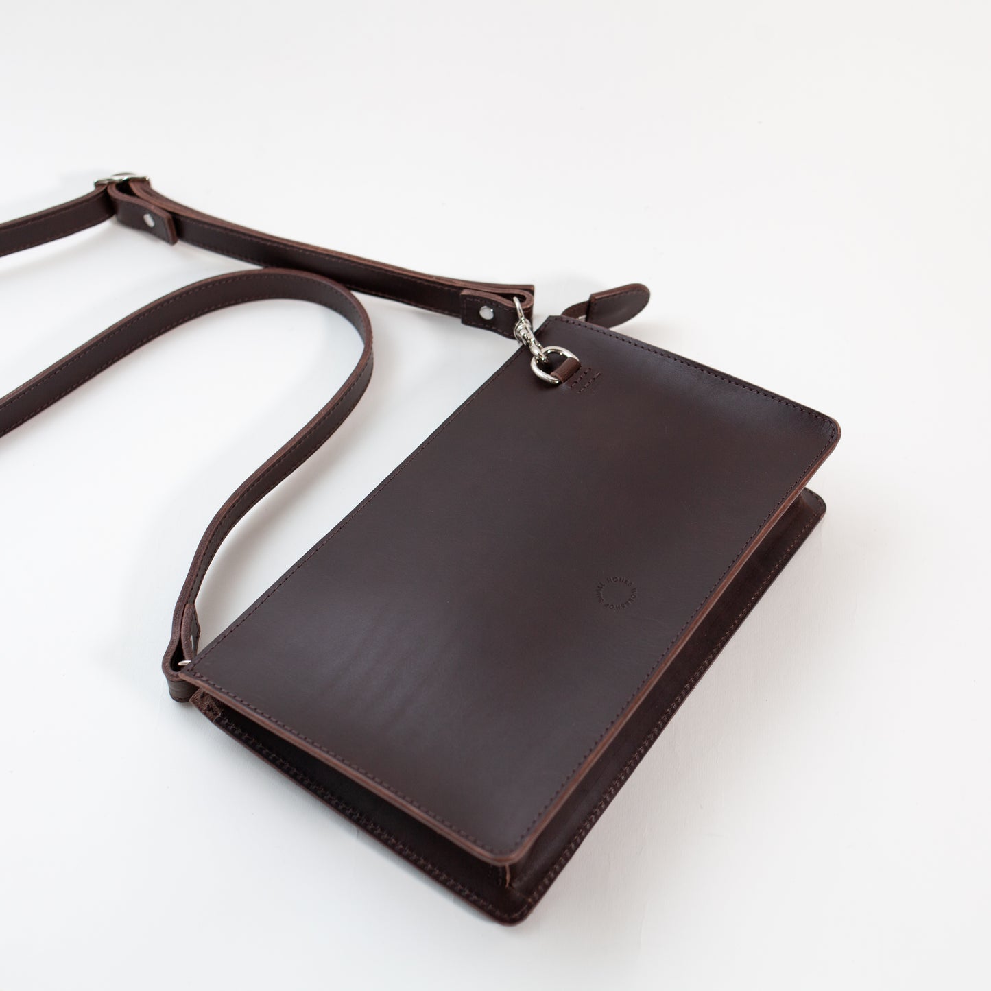 Box Crossbody Bag | Dark Brown