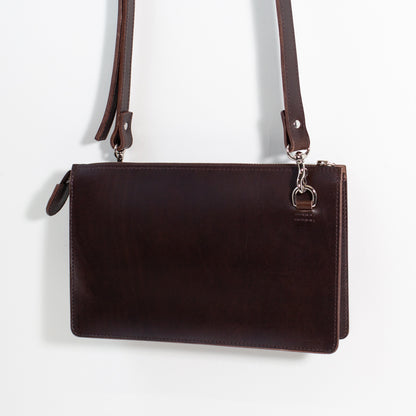 Box Crossbody Bag | Dark Brown