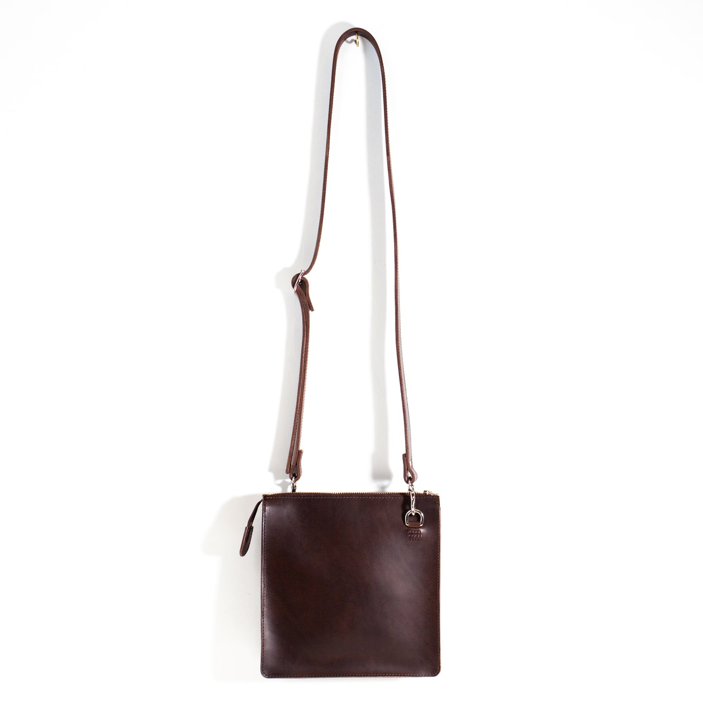 Box Crossbody Bag Square | Dark Brown