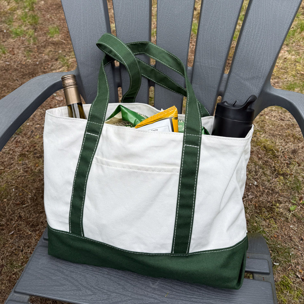 Canvas Boat Tote | Navy
