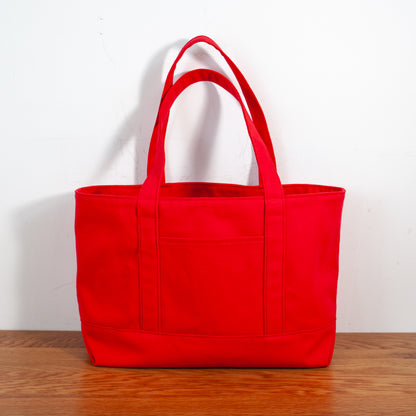 Canvas Boat Tote | Red