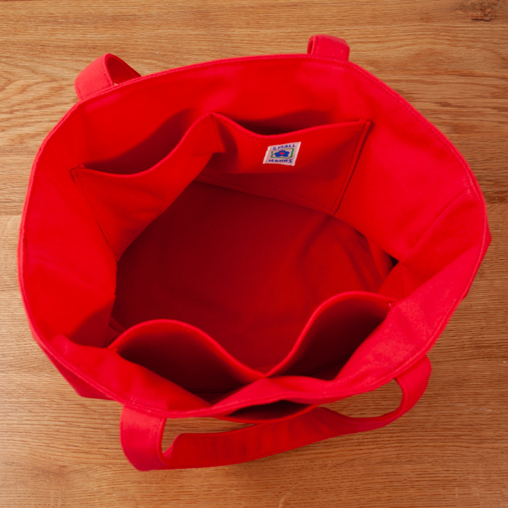 Canvas Boat Tote | Red