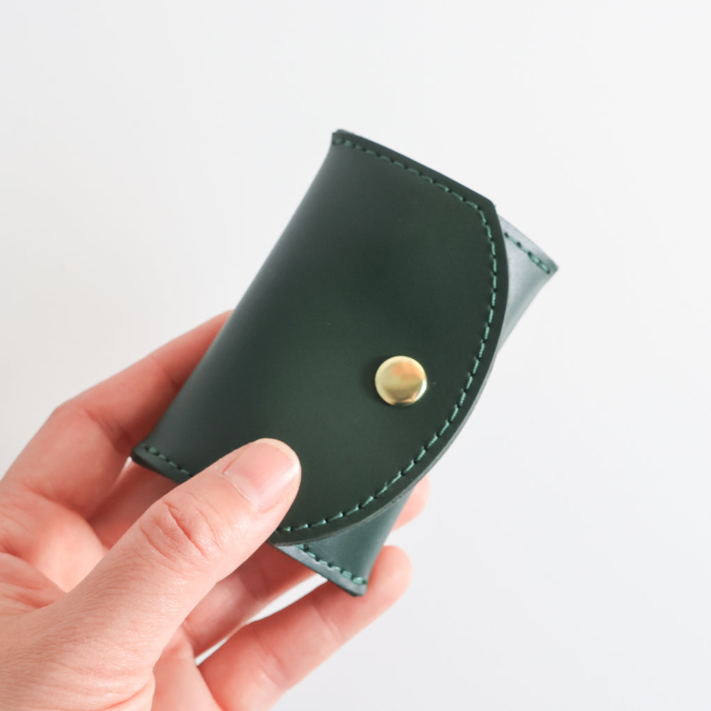 Folding Coin Case | Evergreen