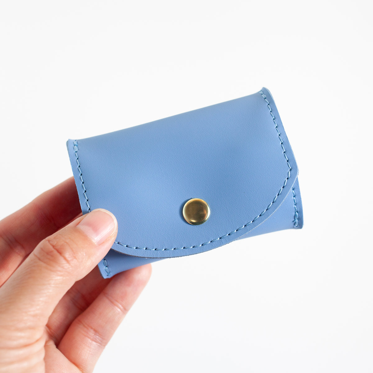 Folding Coin Case | Sky Blue
