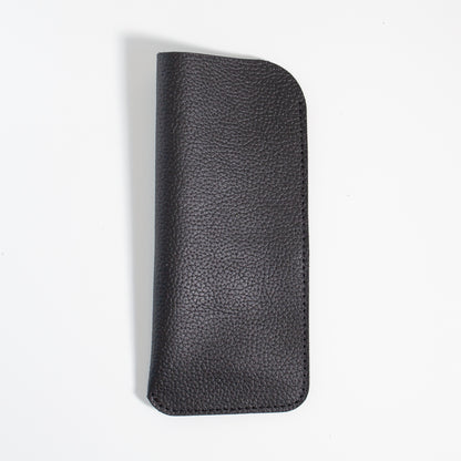 Glasses Sleeve | Pebbled Black
