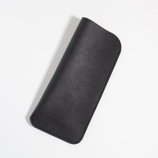 Glasses Sleeve | Pebbled Black