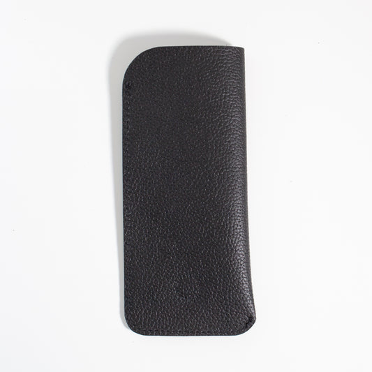 Glasses Sleeve | Pebbled Black