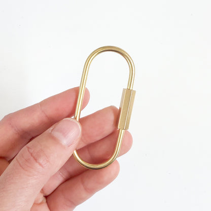 Brass Carabiner