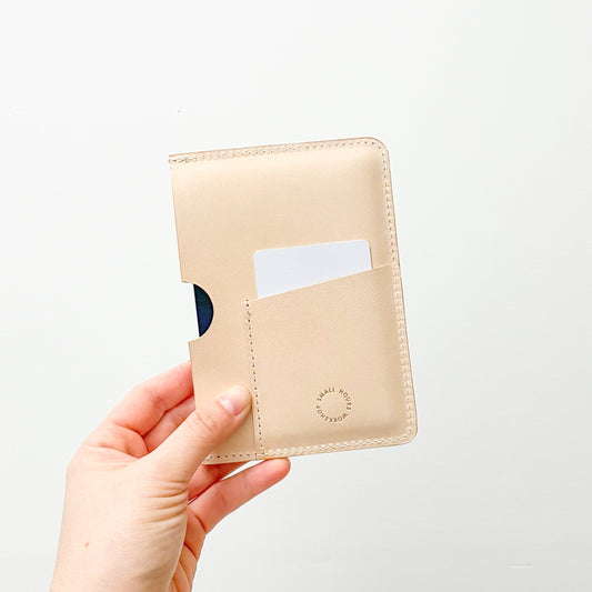 Passport Sleeve with Card Pocket | Natural
