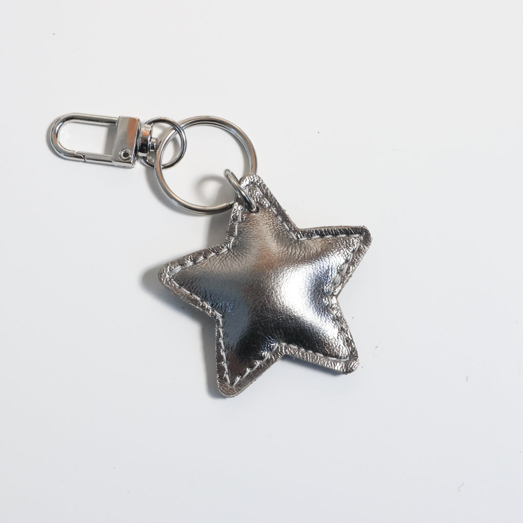 Puffy Star Charm | Silver