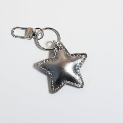 Puffy Star Charm | Silver