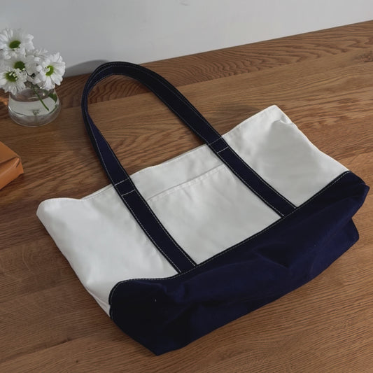 Canvas Boat Tote | Red
