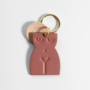 Lady Key Tag